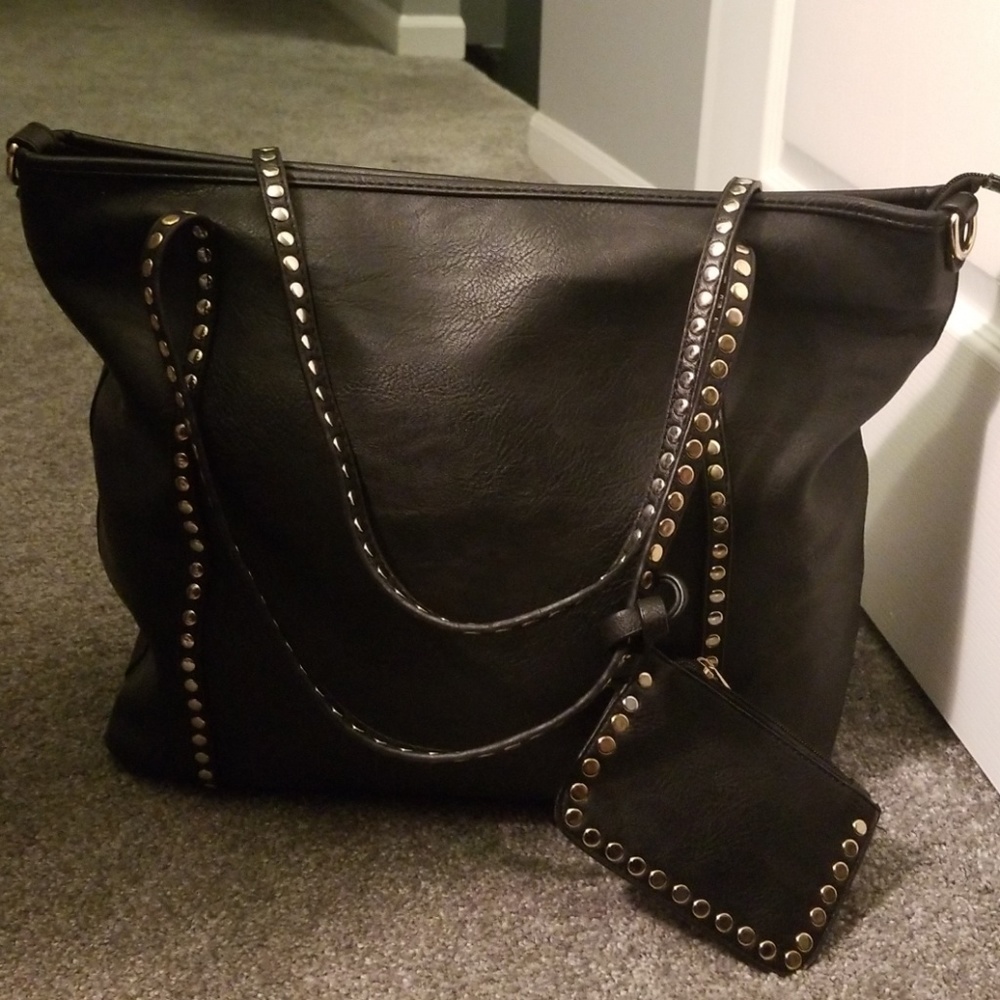Black handbag